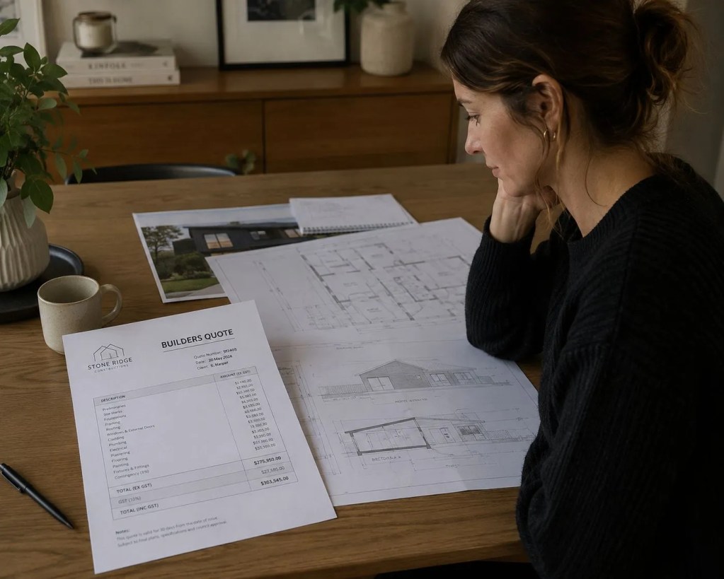 Independent builder quote review expert helping UK homeowners assess building quotations